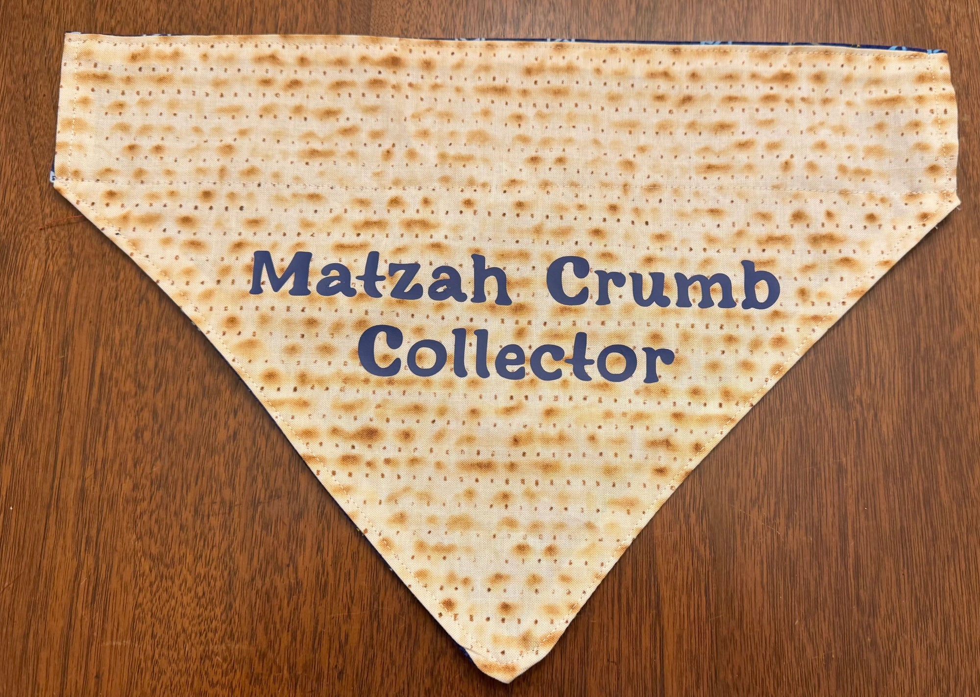 Passover Dog.  Matzah Crumb Collector. Humorous Dog Bandana for Passover