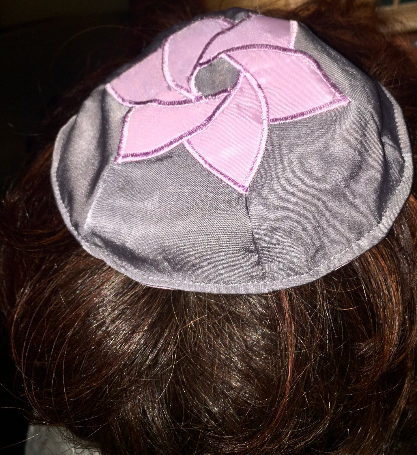 Beautiful, unique TALLIT hand made shear print