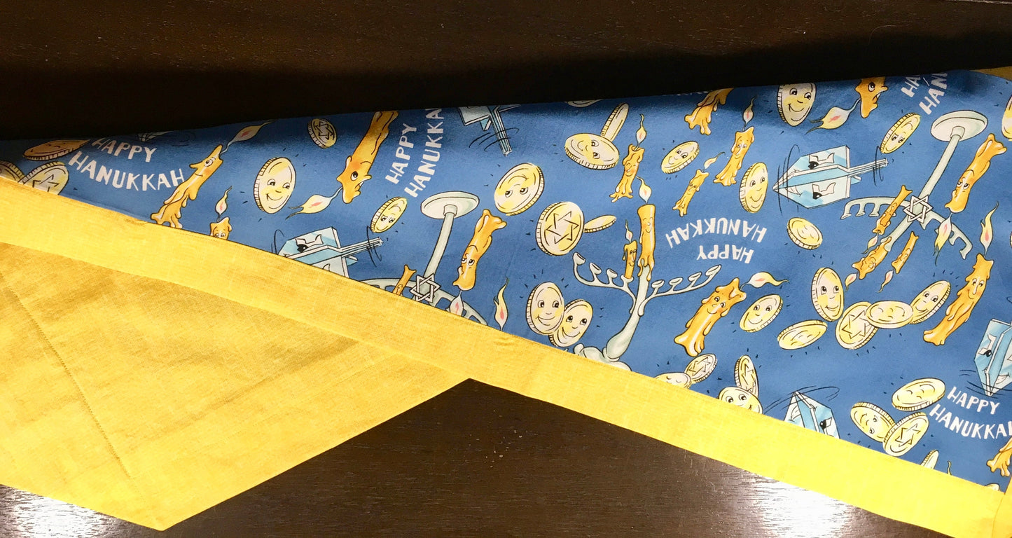 Chanukah Hanukkah Table Runner Reversible