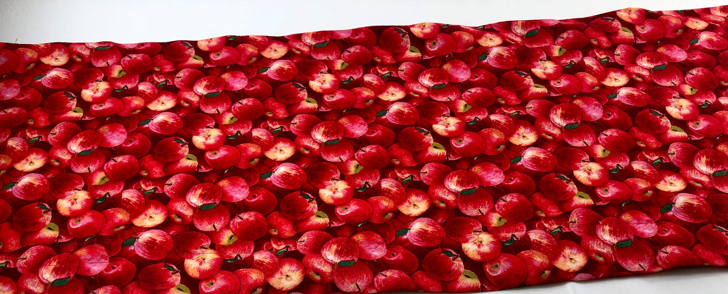 Apples Table Runner Reversible Apples appliquéd Rosh Hashanah