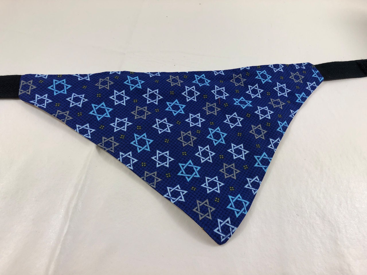 Afikomen Detective Passover matzah Dog Bandana hook and loop closure
