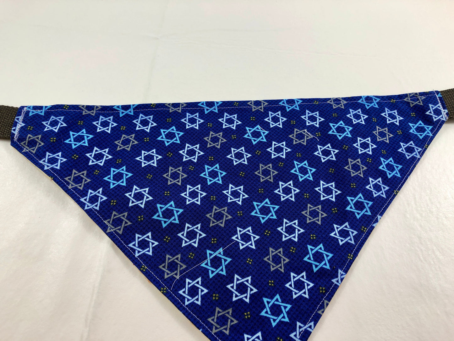I found/ate the Afikomen! Passover Matzah Dog Bandana with Hook and Loop closure
