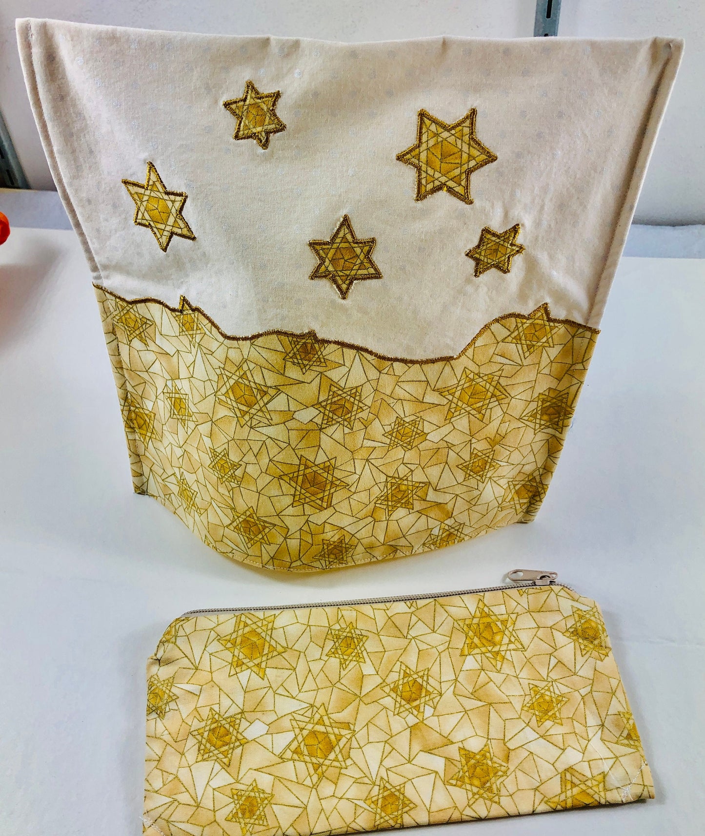 Beautiful Matzah Cover and Afikomen set for Passover