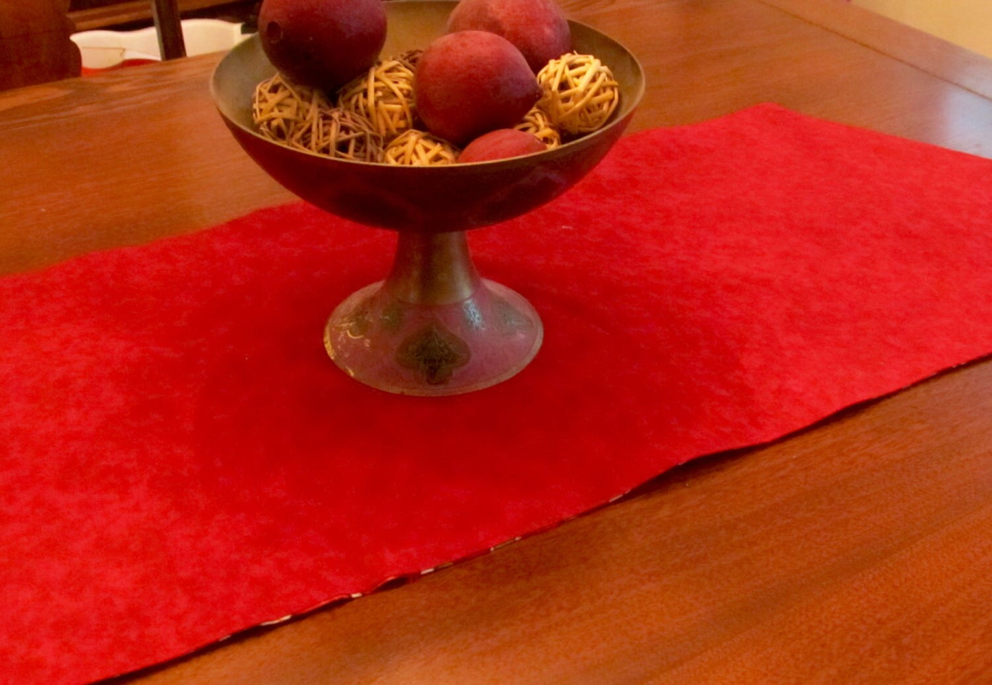 Apples ReversibleTable Runner Rosh Hashanah