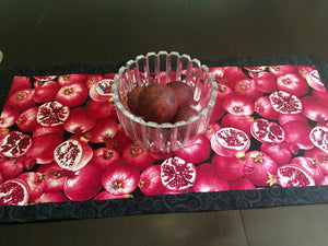Pomegranate  Table Runner High Holidays Rosh Hashanah