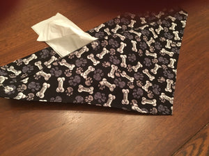 Dog Bandana with zippered pocket for poop bags