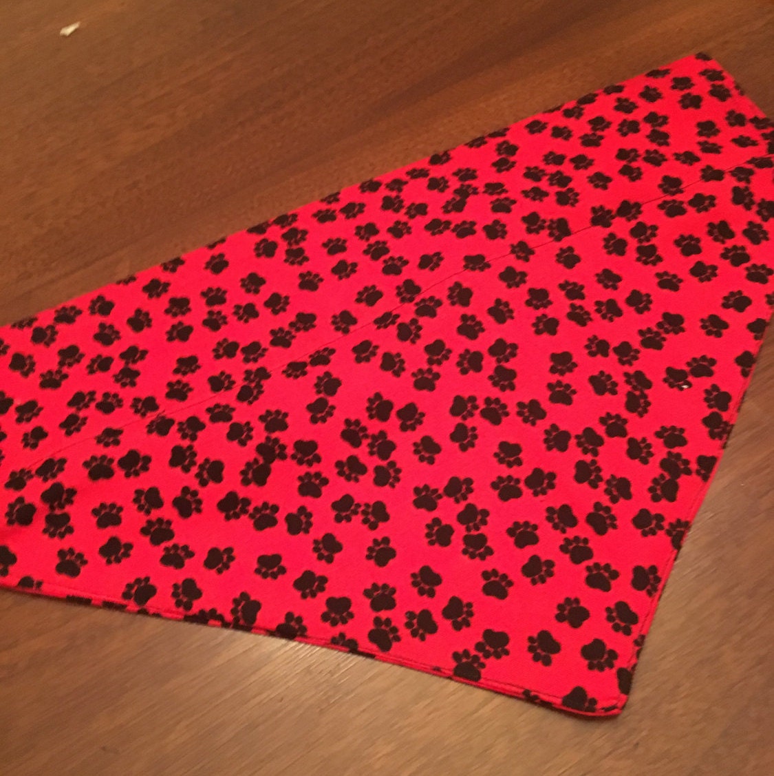 Dog Bandana with zippered pocket for poop bags