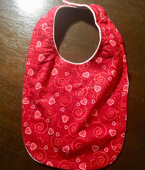 Mother's day bib reversible "love Bubbe" Jewish Grandmother