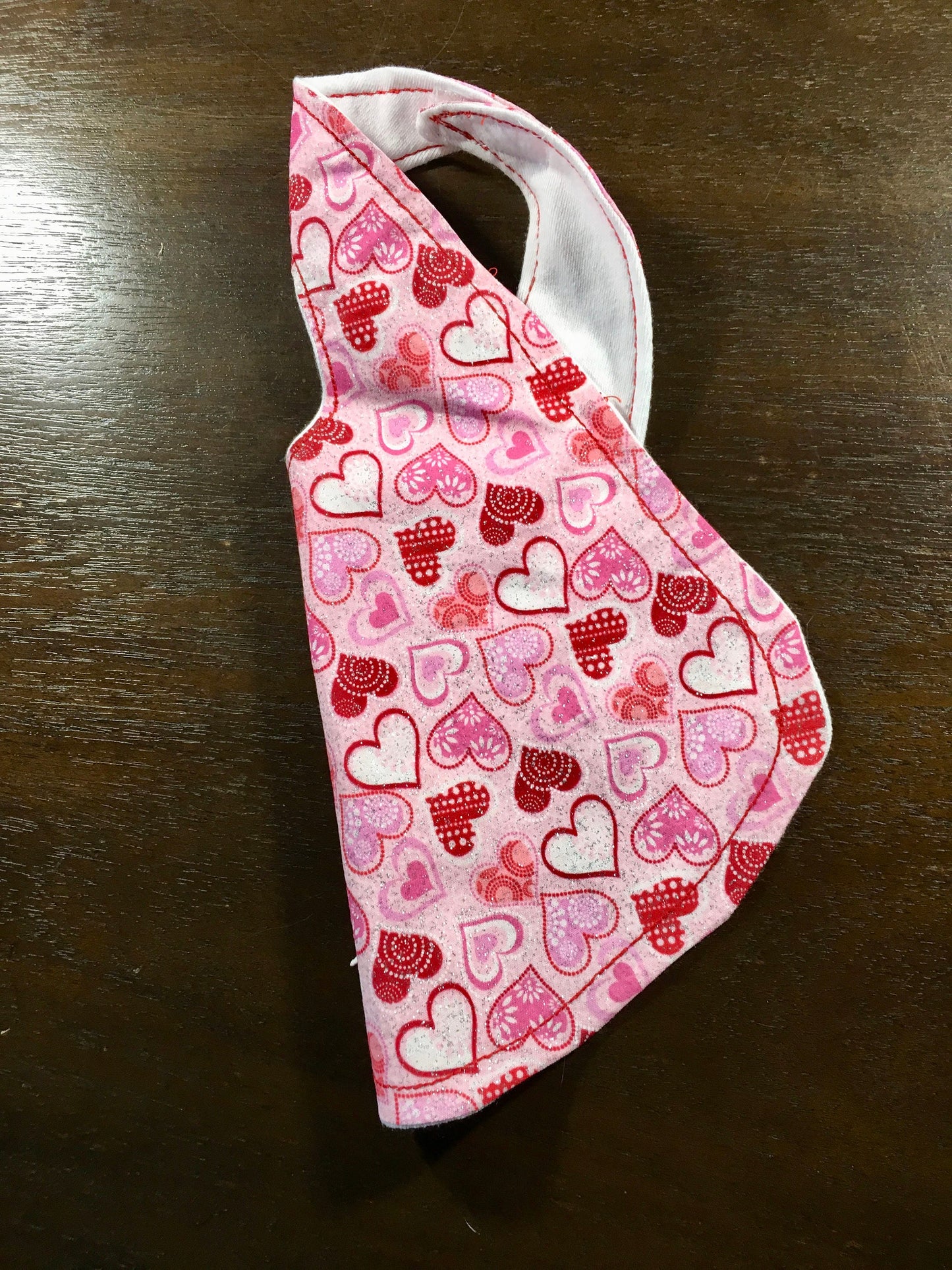 Mother's day bib reversible "love MOM" in hebrew