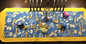 Chanukah Hanukkah Table Runner Reversible