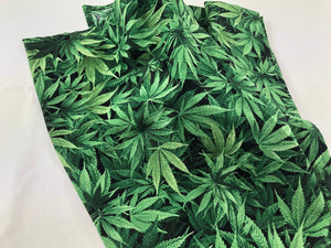 Marijuana Cannabis print fabric napkins set of 4 fabric eco-friendly napkins 17 inch square