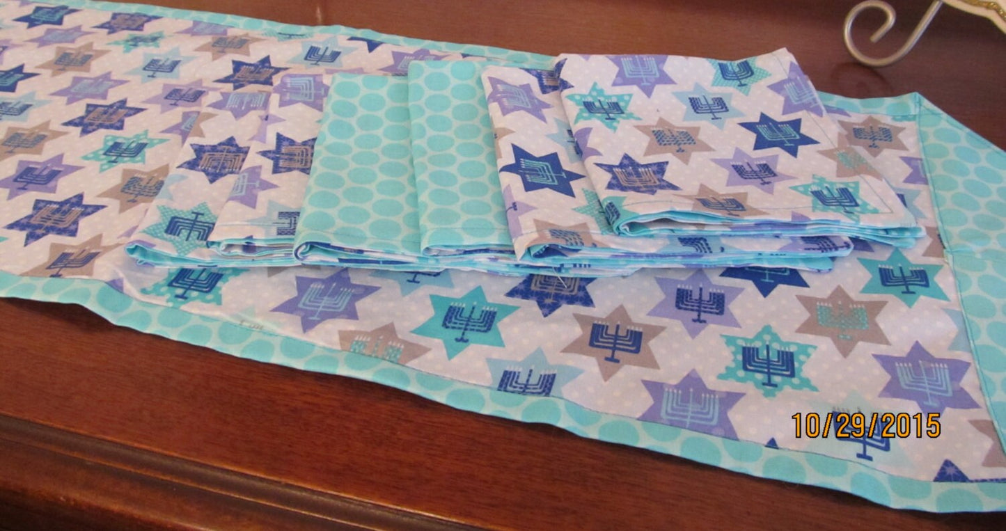 Chanukah Hanukkah Table Runner